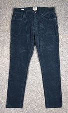 Todd Snyder Stretch Corduroy Pants Men s 32x32 Navy Slim Fit 5-Pocket Preppy