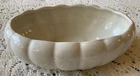 Vintage Ribbed White Pottery Planter by Hanger