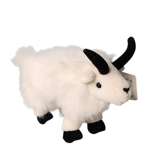 Platte River Trading Company Rocky Mountain Goat Ram White Plush Realistic 2002