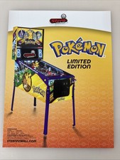 Pokémon LE Pinball Flyer Official Stern Pinb...
