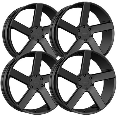 (Set-4) Vision 472 Switchback 20x9 6x132 +30mm Satin Black Wheels Rims 20'' Inch