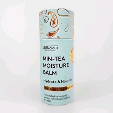 Delhicious Min-tea Moisture Balm ~ Solid Balm ~ Mint, Tea & Shea Butter ~ 70g