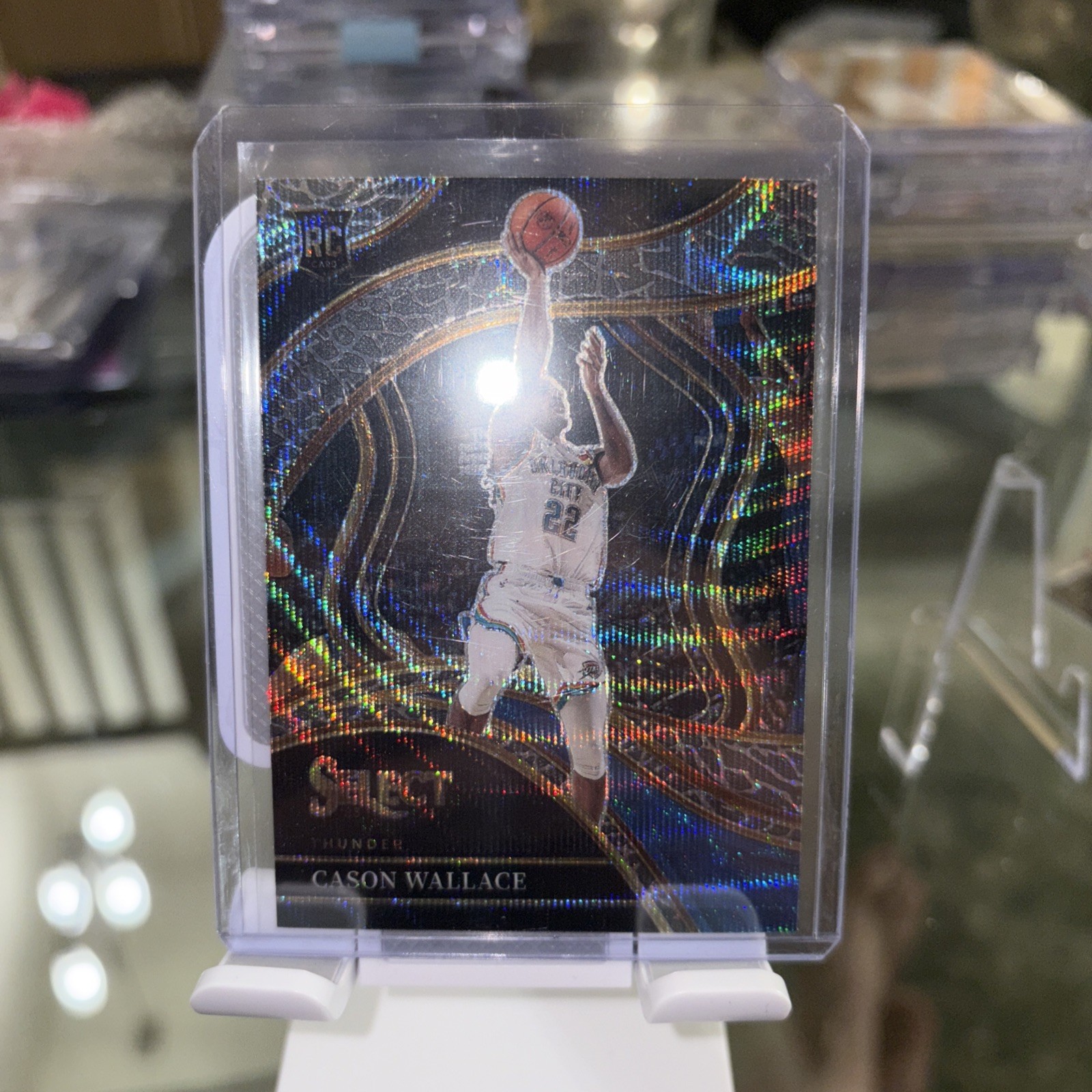 2023-24 Panini Select - Courtside Cason Wallace #298 Elephant Prizm (RC)