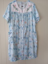 Easy Essentials Women's Blue Patterned Gown Size 3X
