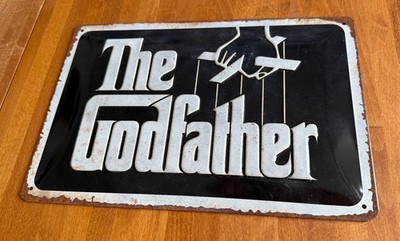 Blechschild The Godfather Der Pate Mafia 30 x 20 cm Metallschild Retro geprägt