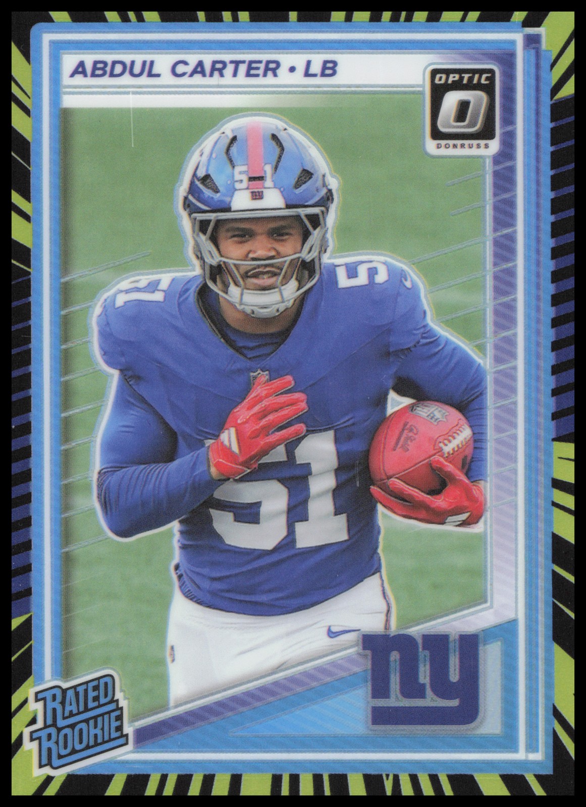 Abdul Carter 2025 Donruss Optic Electricity #300 /75