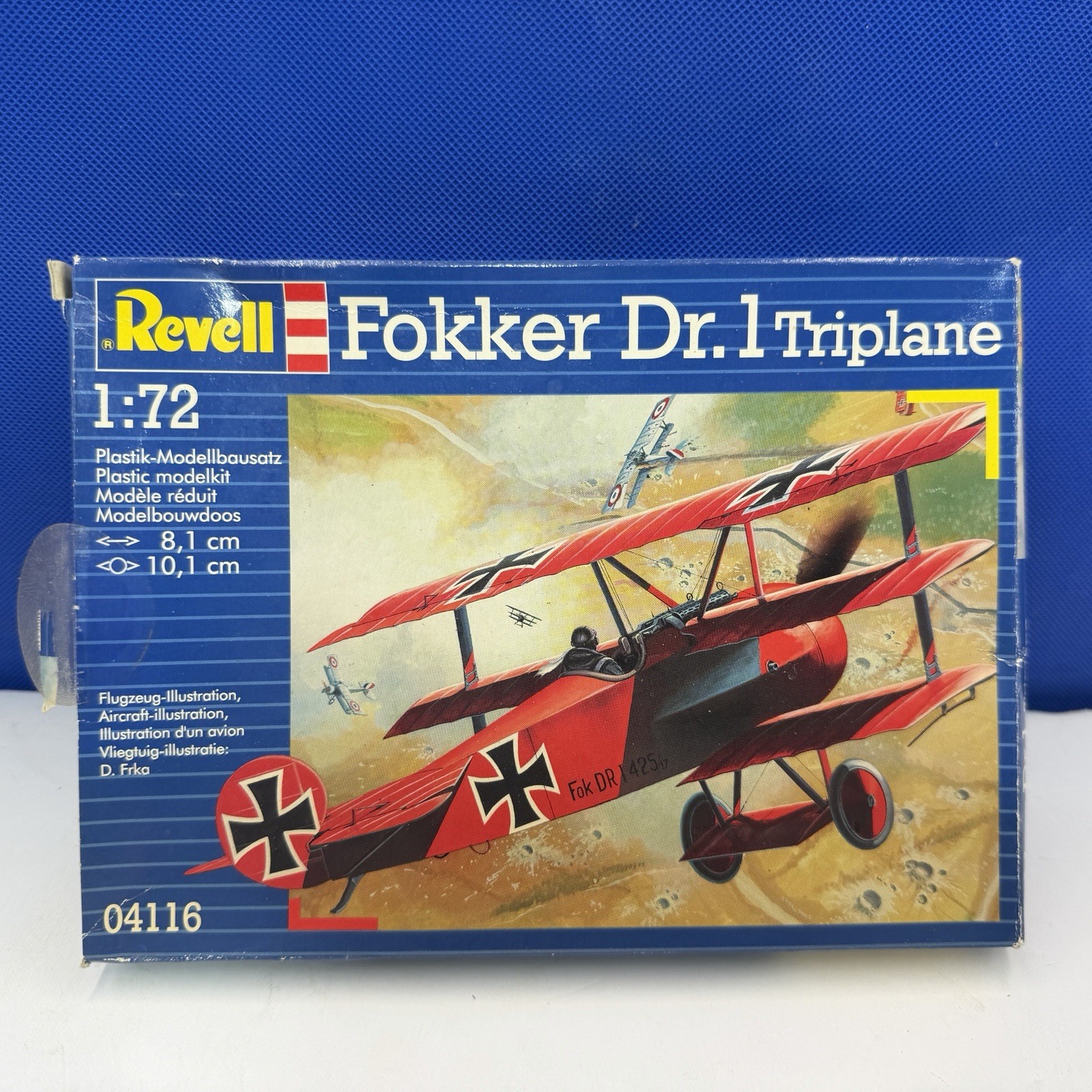 Revell 04116 Fokker Dr.1 Triplane model kit  1/72 Scale Model Kit