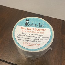 Sofisti-Cat. Cat Scratch Deterrent Tape. Double-Sided Adhesive. Training Aid