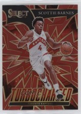 2021-22 Panini Select Turbocharged Red Prizm Scottie Barnes #4 6o3