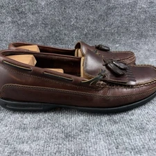 Sperry Top Sider Men’s US 11.5 Brown Leather 0717157 Low Top Boat Shoes EUC