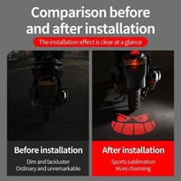 12V Led Kennzeichenleuchte FüR Motorrad Mit Stroboskop RüCklicht Easy Install