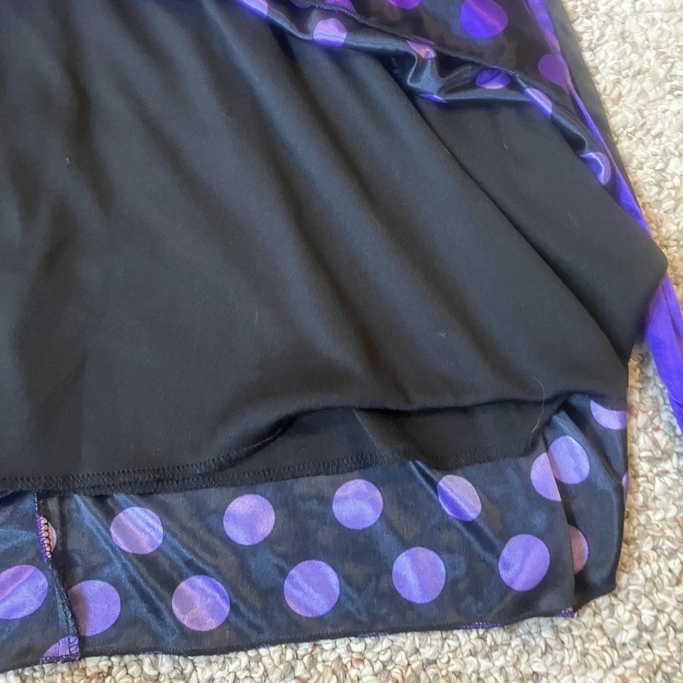 Ruby Rox Womens Babydoll Slip Dress Size M Satin Y2K Twee Polka Dot Whimsigoth - Image 3 of 4