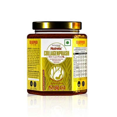 Patanjali Nutrela Collagenprash Skin Super Food (400gm ) Strawberry