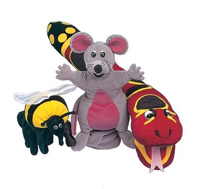 Jolly Phonics Puppets : Set of 3 Inky, Snake, Bee, Toy by Wernham, Sara, Like...