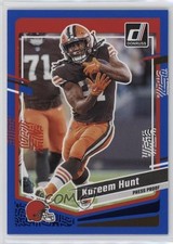 2023 Panini Donruss Press Proof Blue Kareem Hunt #67 2l4