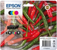 Epson 503 Multipack - 4Er-Pack - Schwarz, Gelb, Cyan, Magenta - Original - Blist