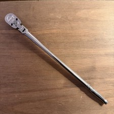 Snap-On TLLF72 1/4 Flex Head Extra Long Ratchet Dual 80 USA Tool Great Condition