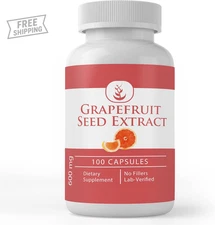 Pure Original Ingredients Grapefruit Seed Extract (100 Capsules) Always Pure, N
