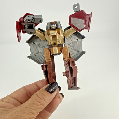 Hasbro Star Wars TRANSFORMERS CROSSOVERS- OBI WAN STARFIGHTER Metal FIGURE 4''