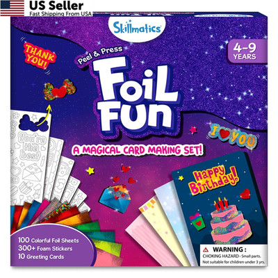 Skillmatics Foil Fun - Card Making Set, DIY Medium, 3. Greeting Cards