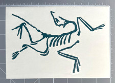 ARC'TERYX Die-Cut Sticker Decal Authentic - Green/ Blue Bird 7" Indoor/ Outdoor