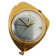 Vintage 39mm 1967 Accutron Pendant Men's Tuning Fork Wristwatch 218D USA 10k GF