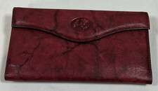 Vintage Buxton Top Grain Cowhide Checkbook Wallet Checkbook Cover Not Included 