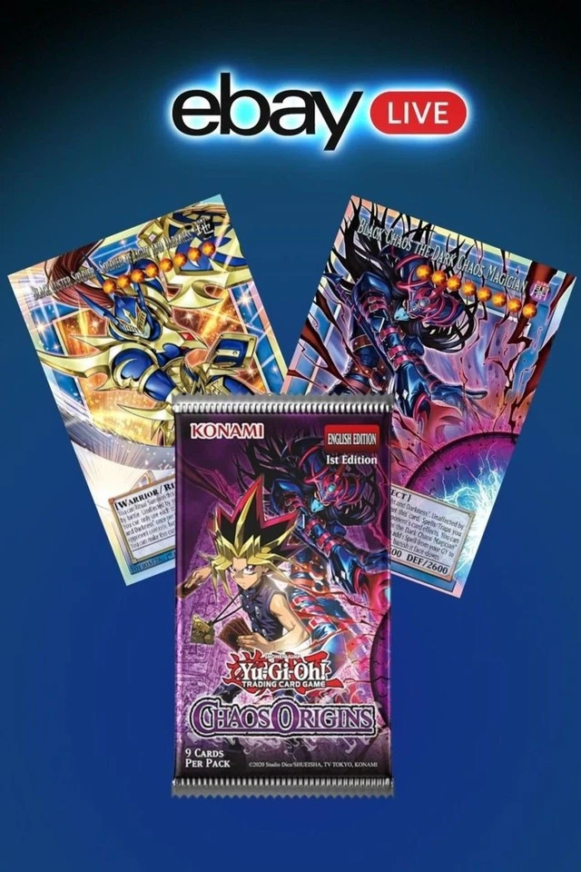 YUGIOH CHAOS ORIGINS IS HERE!! FULL ART DARK MAGICIAN OF CHAOS + MORE!