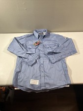 Men's Bulwark FR Long Sleeve Button Up Flame Resistant Shirt Size M