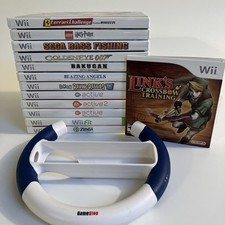 Lot Of 13 Wii Games Accessory With And Without Manuals