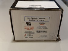 Double Door Magnetic Lock - 600lb x 2, 12V DC, Heavy Duty, Secure Access Control