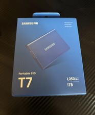 Samsung Memory T7 SSD External Portable USB-C Hard Drive - 1 TB - Blue