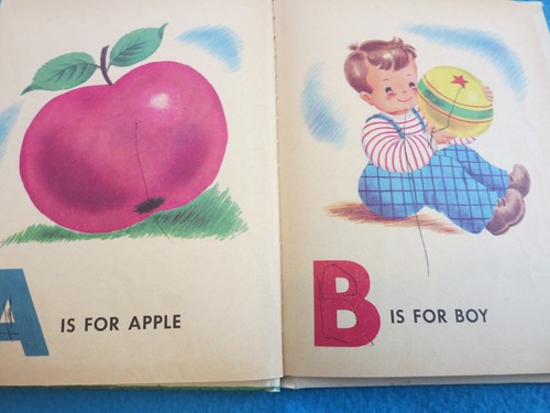 Rand McNally Tip-Top Elfen Bücher Lot ABC Kinderreime kleiner Junge blau Vintage - Bild 7 von 15