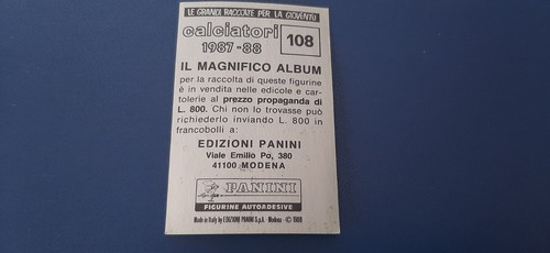 Figurine Calciatori Panini 1987/88 con velina - Scegli dall'elenco da 1 a 303 - Imagen 109 de 263