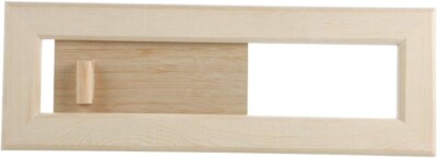 Eliga Lüftungsschieber aus Holz Sauna Lüftung 85701