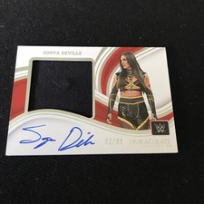2023 Immaculate WWE Sonya Deville Premium Memorabilia Auto #92/99