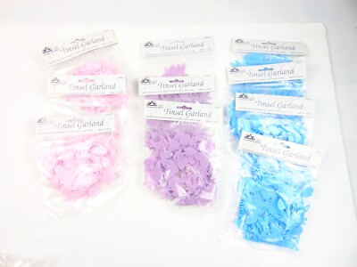 Vintage OTC Tinsel Garland Lot Of 10