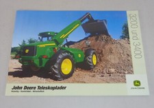 Prospekt  / Broschüre John Deere Teleskoplader 3200 / 3400 von 07/2001