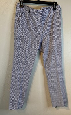 Max Mara Weekend Women's Capri Flare FITW19 Stretch Size 10 Blue