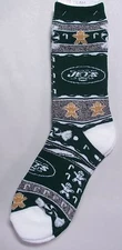 New York Jets Men's Socks Medium Size 5 to 10 Holiday Christmas Ugly Sweater