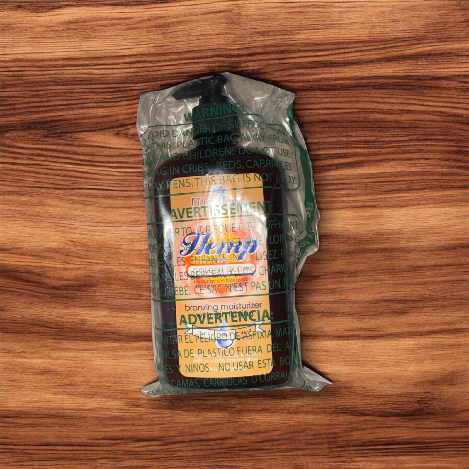 Malibu Tan Hemp Golden Glow Bronzing Moisturizer with Skin Firming 18 fl oz