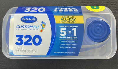 Scholl's CF 320 Custom Fit Orthotic Inserts Dr Scholls CF320