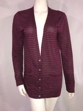 Michael star oversized long sleeve striped jacket top 