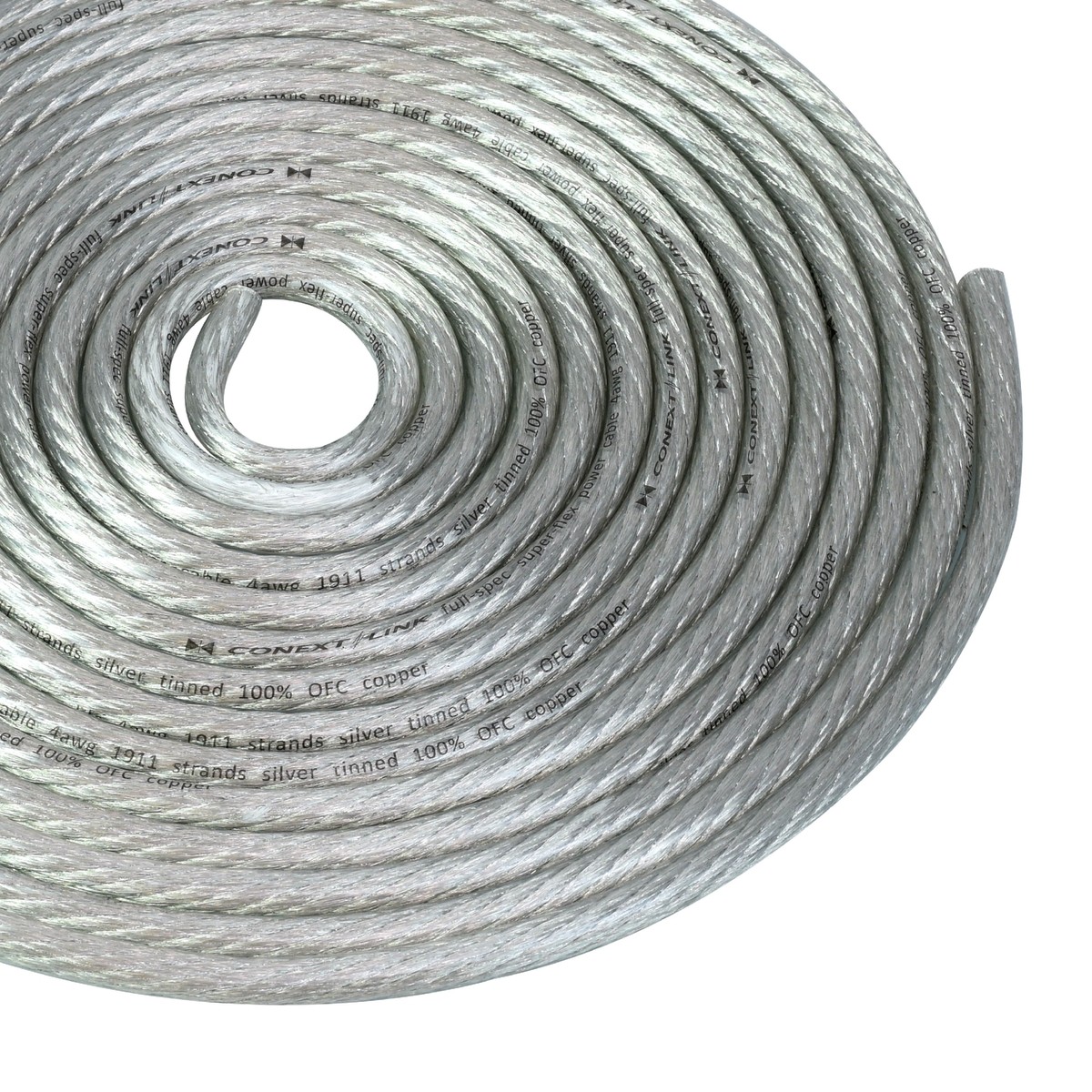 25 FT 4 AWG Battery Cable - Pure Oxygen Free Copper Power Wire For Car Audio & Marine Applications