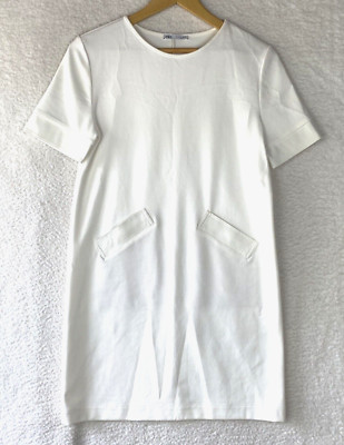 chinese dress ladies Zara Dress: White Mini Dress for Bridal Shower main image 0