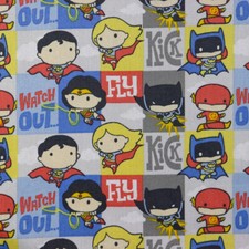 DC Superheroes Cotton Fabric Quilt Craft Scrapbooking Dress Childrens FS783_3
