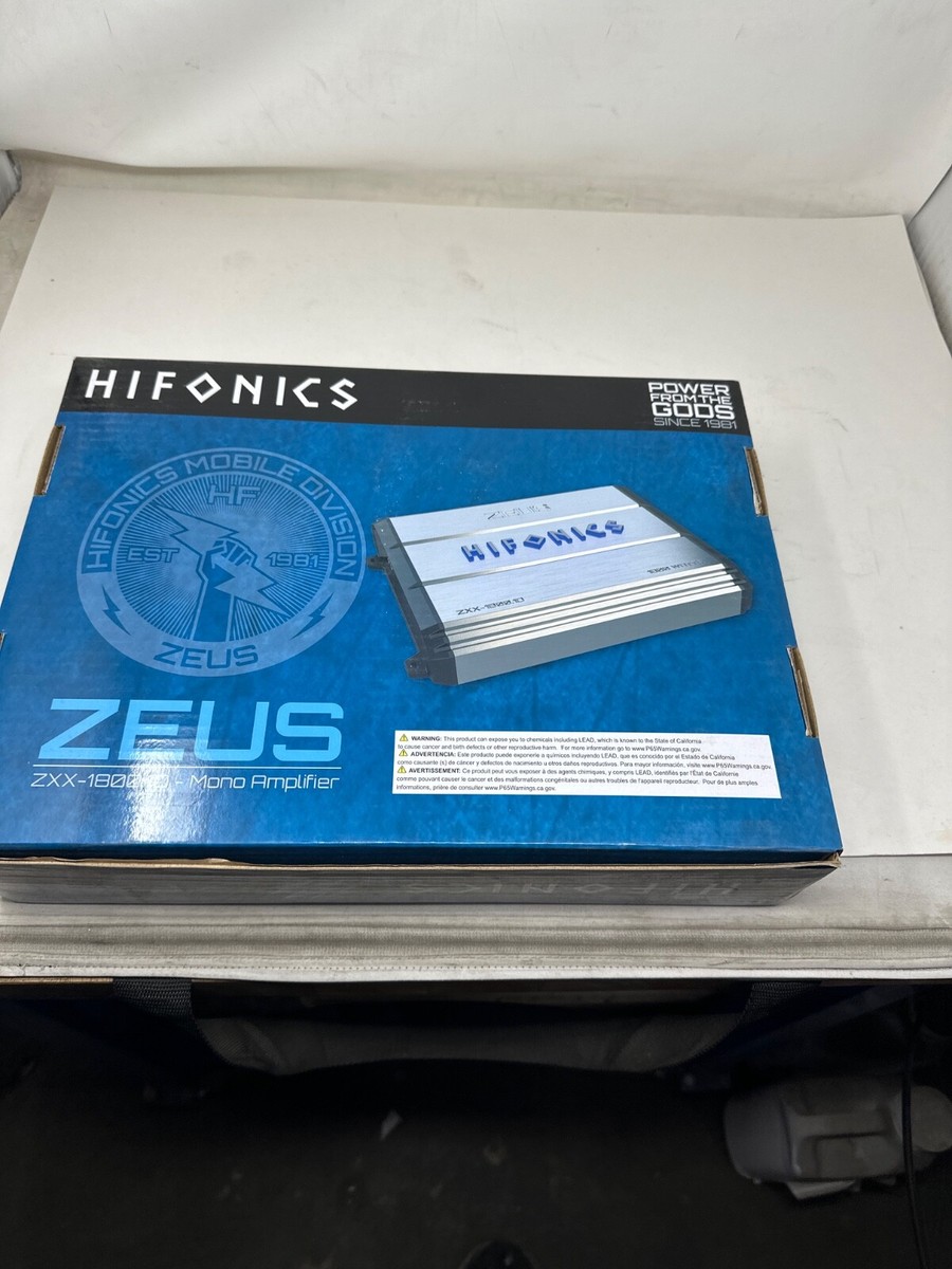 Hifonics ZXX-1800.1D Zeus Max Mono Amplifier for sale online