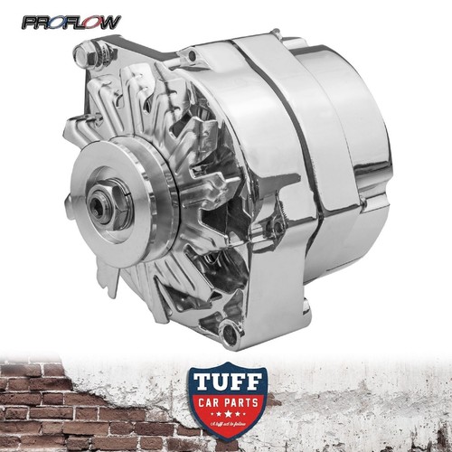 Holden VN VP VR VS Commodore 304 5L V8 Proflow Chrome Alternator 100 AMP Int Reg