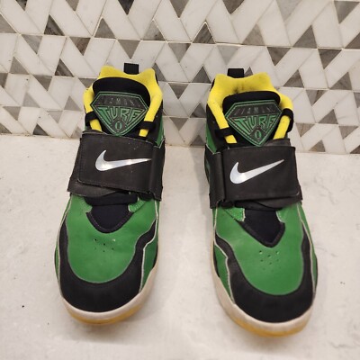 Size 10.5 Nike Air Diamond Turf \'Oregon Ducks\' 2013 309434-302 Men main image 2