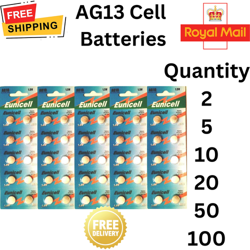 AG13 1.55V LR44 Alkaline Batteries G13 L1154F A76 Leakage Proof Batteries eBay
